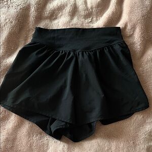 Offline by Aerie Athletic Black Running Shorts